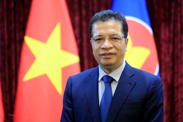 越南驻俄罗斯大使邓明魁：越南与俄罗斯关系始终如一 紧密团结 hinh anh 1