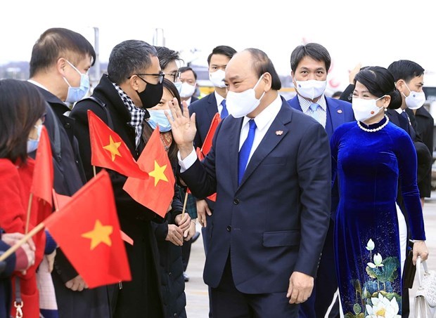 越南国家主席阮春福圆满结束对瑞士的正式访问 hinh anh 1