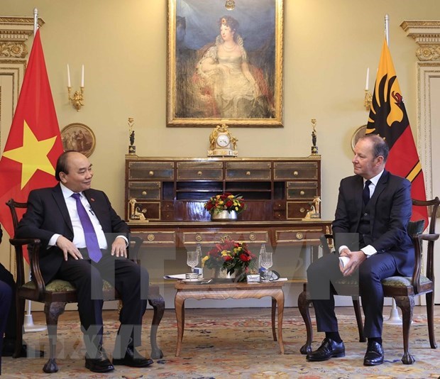 越南国家主席阮春福圆满结束对瑞士的正式访问 hinh anh 2