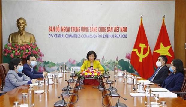 越南共产党代表团出席亚洲政党国际会议气候变化专题研讨会 hinh anh 1