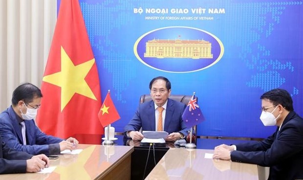 越南与新西兰签署关于战略伙伴关系的行动计划 hinh anh 1