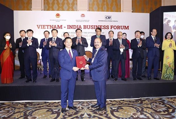 越南与印度企业合作共同促进基础设施、工业和改革创新发展 hinh anh 1