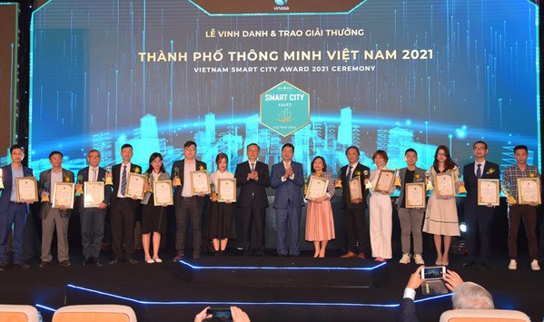 2021年越南智慧城市奖颁奖仪式举行 岘港市再次脱颖而出 hinh anh 2