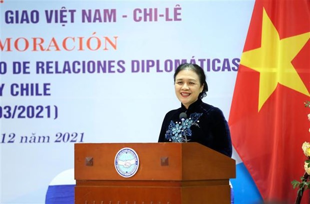 庆祝越南与智利建交50周年 hinh anh 1