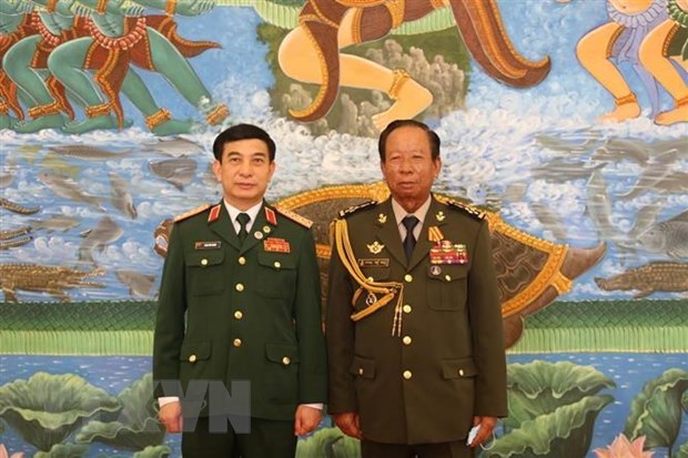 越柬两国防长举行双边会晤 hinh anh 2