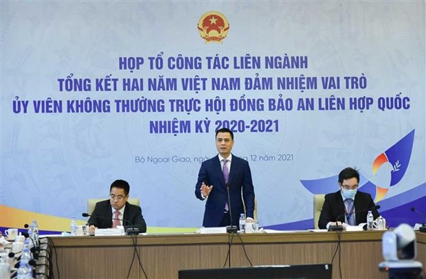 越南出色完成2020-2021年联合国安理会非常任理事国的角色 hinh anh 1