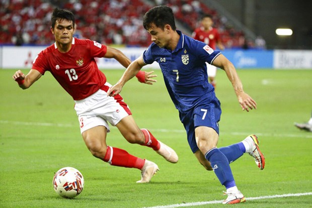 泰国队首回合4-0击败印度尼西亚队 hinh anh 1