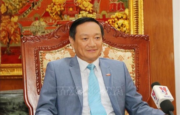越南驻老大使：老挝总理潘坎·维帕万访越之旅为2022年深化越老全面合作关系注入动力 hinh anh 2