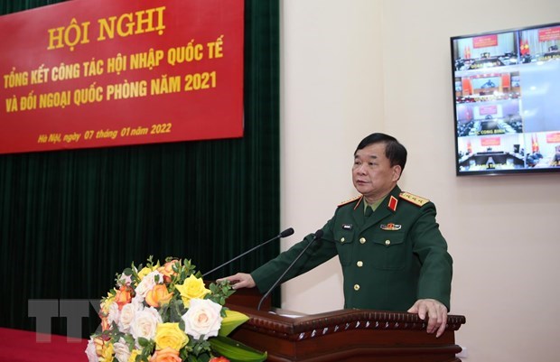 国防对外工作助力提升越南的国际地位和作用 hinh anh 1