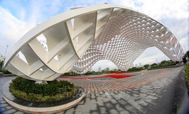 岘港市APEC雕塑公园扩建项目正式竣工 hinh anh 2