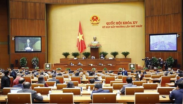 越南第十五届国会第一次特别会议召开最后一场会议 hinh anh 1