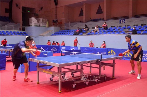 2021年全国各乒乓球俱乐部锦标赛正式开赛 hinh anh 1