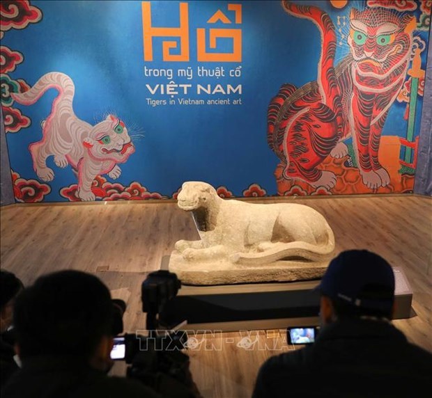 介绍跨越2000多年越南美术史的的老虎形象 hinh anh 1