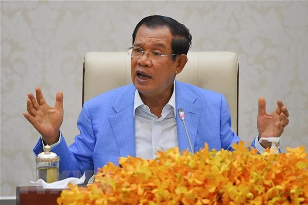 柬埔寨首相与东盟领导就地区问题进行讨论 hinh anh 1