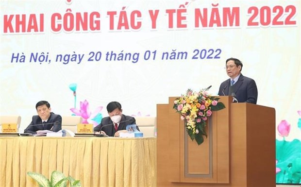 越南政府总理范明政：疫情防控工作是卫生部在2021年中最艰巨的任务但也是最突出的亮点 hinh anh 2