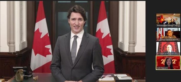 加拿大总理特鲁多：春节是表彰越裔加拿大人社群不可估量贡献的机会 hinh anh 1