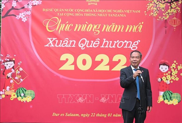具有浓郁越南文化特色的2022年迎春活动在摩洛哥举行 hinh anh 2