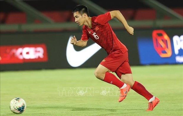 2022年世界杯亚洲区预选赛最后一轮：越南队以顽强拼搏精神积极备战 hinh anh 1