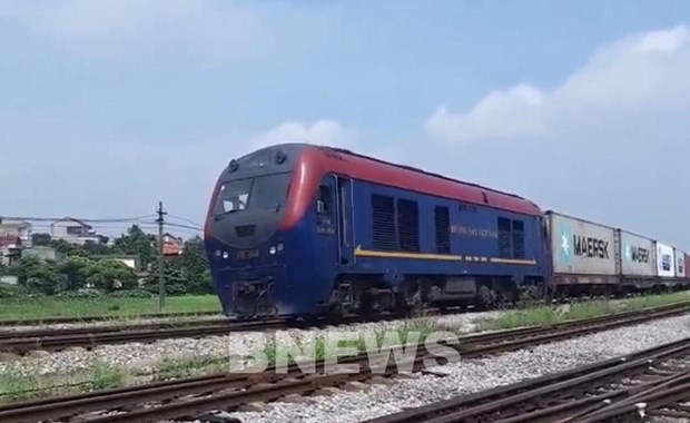 越南铁路国际联运呈两位数增长状态 hinh anh 1