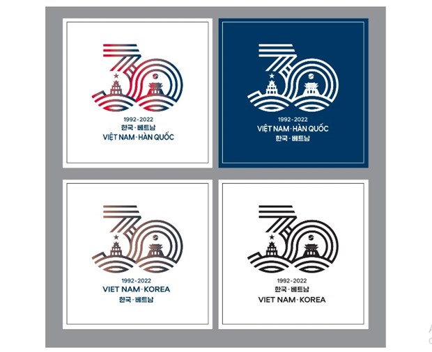 越韩建交30周年纪念徽标设计比赛结果揭晓 hinh anh 1