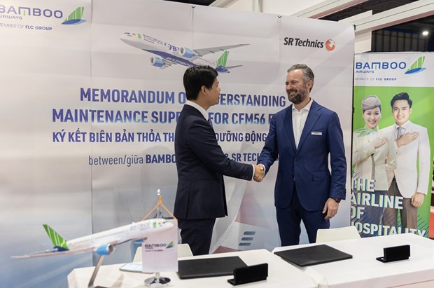 越竹航空与SR Technics签署CFM56-5B发动机维修服务协议 hinh anh 2