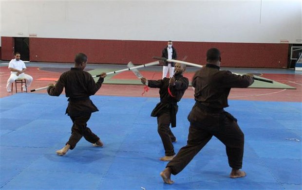 阿尔及利亚全国越南武技术锦标赛——山龙拳术派在提帕萨省举行 hinh anh 1