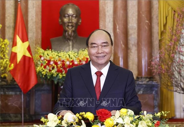 越南国家主席阮春福即将对新加坡进行国事访问 hinh anh 1