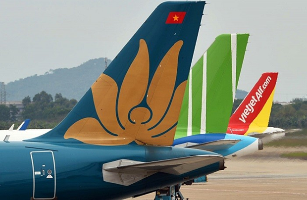 越南各家航空公司的国际航班不受俄乌紧张局势的影响 hinh anh 1