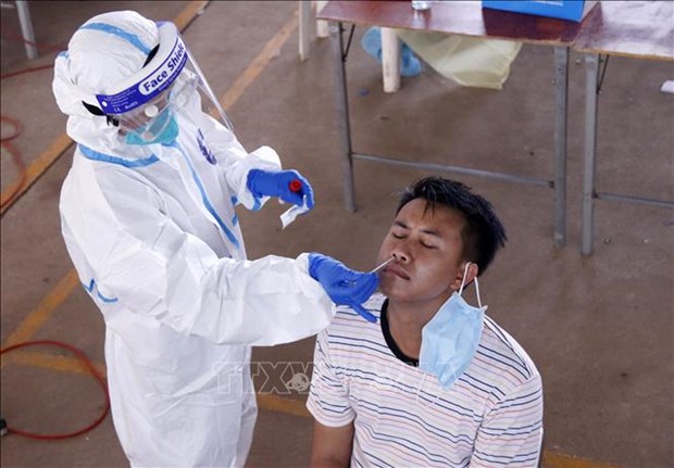老挝出现首例社区传播的奥密克戎变异株感染病例 hinh anh 1