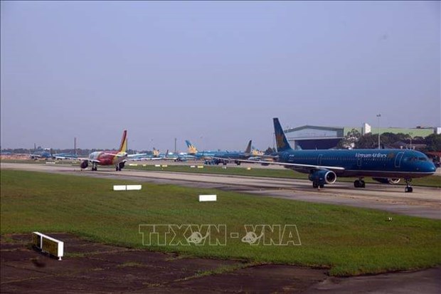 各家航空公司为将在乌克兰越南人运送回国做好准备 hinh anh 1