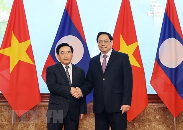 老挝与越南的全面合作日益发展 hinh anh 1