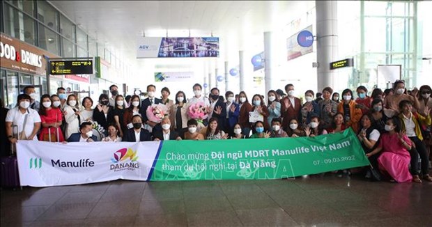 岘港市首次迎来规模最大的会奖旅游团 hinh anh 1