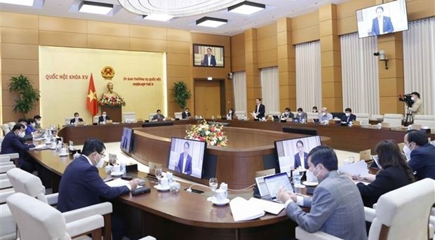 越南国会常务委员会第九次会议：建议政府尽早颁发2022~2023年疫情防控工作总体计划 hinh anh 1