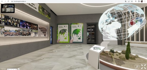 响应“2022地球一小时”：越南自然资源与环境部举行虚拟现实展览会 hinh anh 1