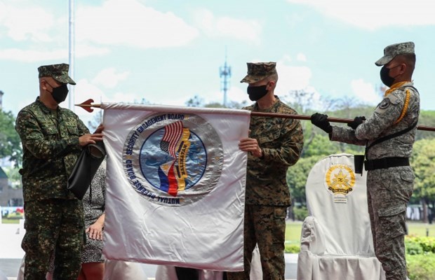 美国和菲律宾举行史上规模最大的军事演习 hinh anh 1