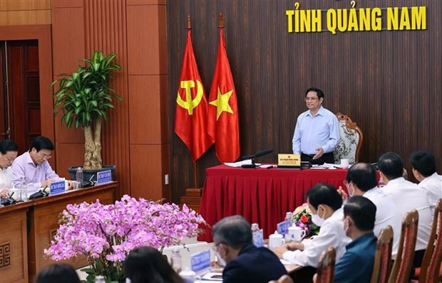 越南政府总理范明政：2022年广南省须完善规划工作 hinh anh 1