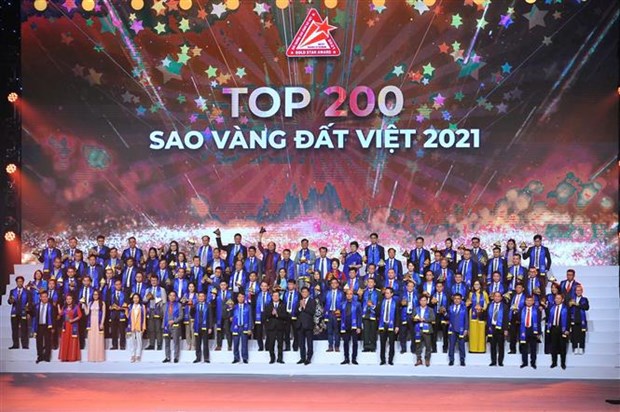 2021年越南金星奖：200家企业获奖 hinh anh 1