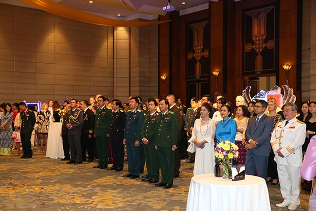 泰国驻越南大使馆举行庆祝泰国皇家军队建军节招待会 hinh anh 1
