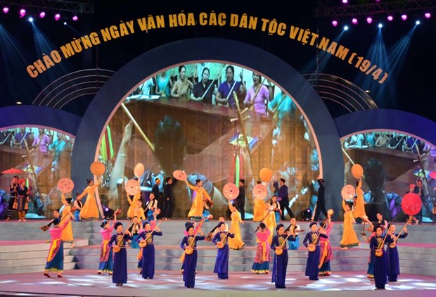 “越南各民族文化色彩纷呈”活动大放异彩 hinh anh 1