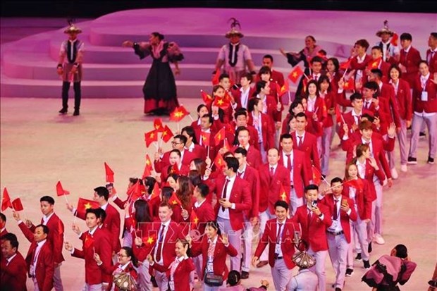 越南体育代表团1359名运动员参加第31届东南亚运动会 hinh anh 1