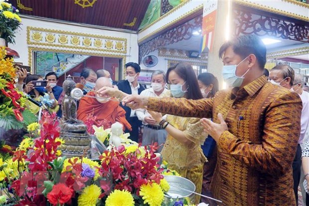 老泰柬缅四国的传统新年庆祝活动在胡志明市举行 hinh anh 1