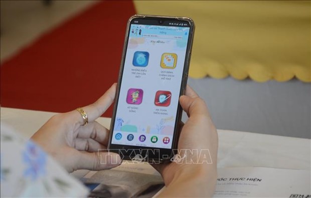 岘港市公布儿童保健网和手机应用程序 hinh anh 1