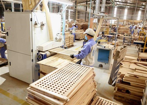 2022年越南木材加工与手工艺品国际贸易周正式拉开序幕 hinh anh 1