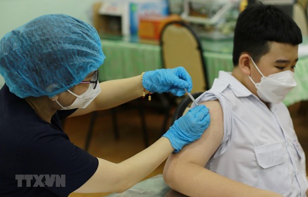 胡志明市启动5至12岁以下儿童新冠疫苗接种活动 hinh anh 1