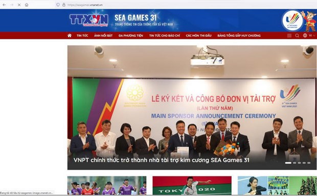 越通社第31届东南亚运动会网页即将上线 hinh anh 1