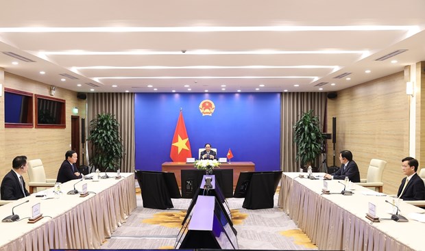 越南政府总理范明政在第四届亚太水峰会上提出三组措施 hinh anh 1