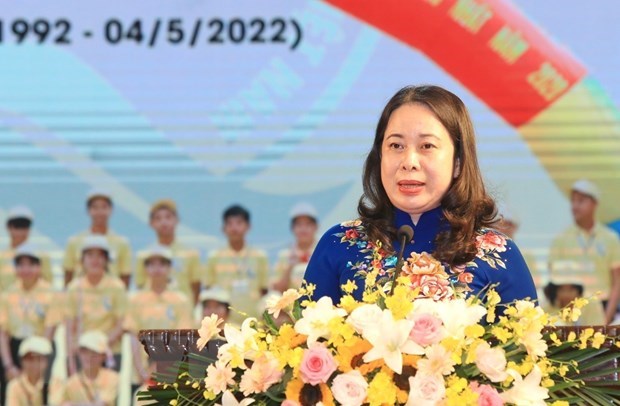 越南国家副主席武氏映春出席越南儿童保护基金会成立30周年典礼 hinh anh 2