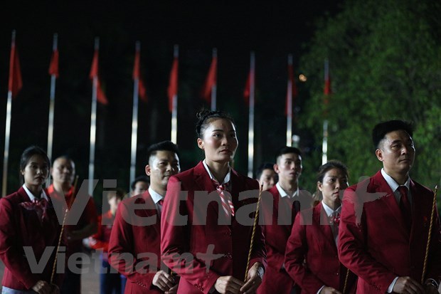 越南体育代表团以第一名的目标出征第31届东南亚运动会 hinh anh 2