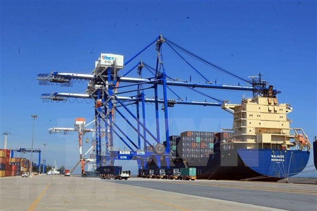 今年4月份越南港口货物吞吐量超过2.36亿吨 hinh anh 1