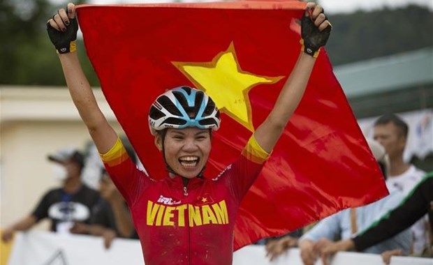 第31届东运会：丁氏茹琼在奥林匹克山地自行车女子越野赛夺得金牌 hinh anh 1